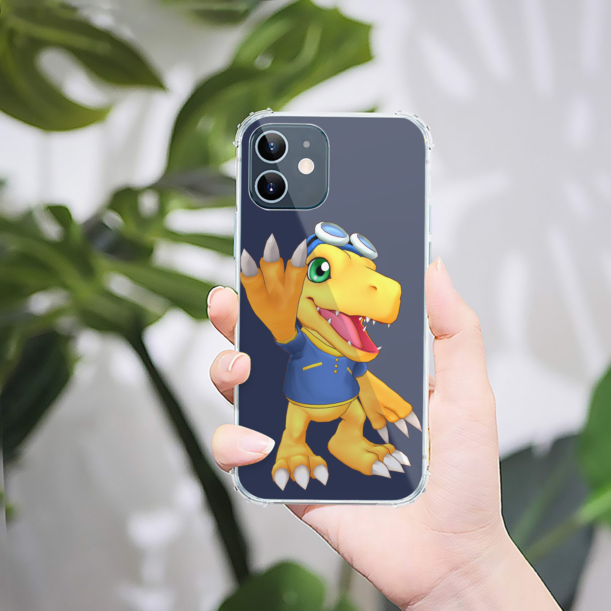 （画像用） Digimon デジタルモンスター/デジモン 【iPhone 12シリーズ対応】透明スマホケース（クリアソフトケース）
